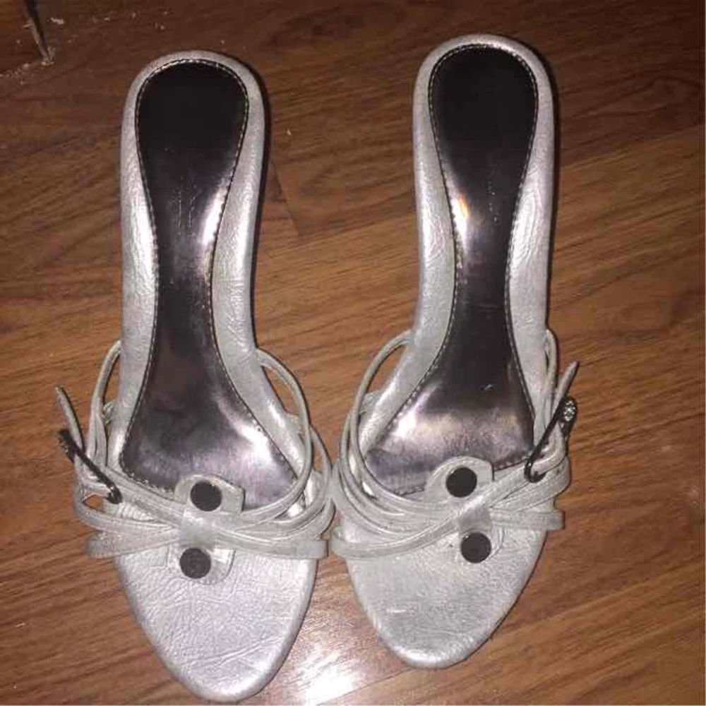 Silver heels